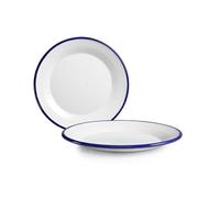 Assiette Plate Email Blanca 28 Cm
