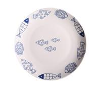Assiette Plate en Céramique 8 Pouces, Peinte à Main, Maison | Finition Brillante et Style Artistique, Usage Table de Maison, Format 8 Pouces, Pièce Jolie