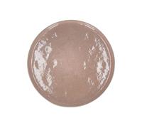 Assiette plate en grès rose, ronde, uni - Pomax, Spiro - Ø27x2 cm