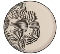 Assiette plate Eva 26 cm (lot de 6) - - Crème / Ivoire - Grès