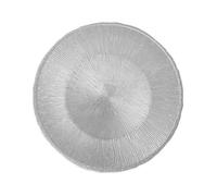 Table Passion – Assiette plate Glitter 28 cm – Gris – Lot de 6