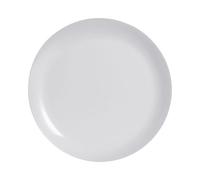 Assiette Plate Grise 27cm Diwali - Luminarc - Verre Opale Extra Résistant