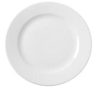 Assiette Plate Hendi Simple Porcelaine Blanche Ø 300 mm - Lot de 6 1