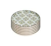 Amadeus Assiette plate Imany 26 cm Grès blanc (lot de 6)