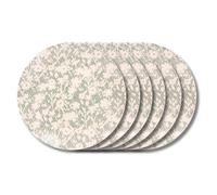Assiette plate Léa verte 27 cm (lot de 6) grès 27.2 cm table passion 27.2x27.2 c