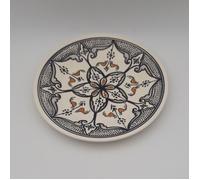 Assiette plate Marocain noir - D 24 cm