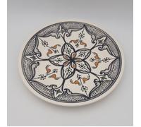 Assiette plate Marocain noir - D 28 cm