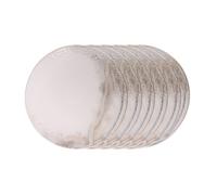 Table Passion – Assiette plate Mojave 27 cm – Lot de 6 – Crème/Ivoire – Grès
