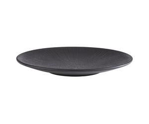 Assiette plate NERO, diamètre: 330 mm, noir