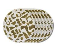 Amadeus Assiette plate Ohana 25 cm – Lot de 6