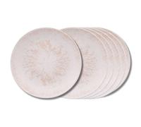 Table Passion - Assiette plate Onyx 27 cm crème (lot de 6)
