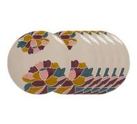 Amadeus Assiette plate Paula 25 cm - lot de 6 - Grès Crème/Ivoire
