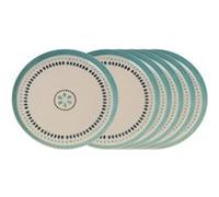 Assiette plate Peluso (lot de 6) - - Blanc - Grès