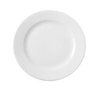 Assiette plate porcelaine blanche simple Ø 240 mm - Lot de 12 - Hendi