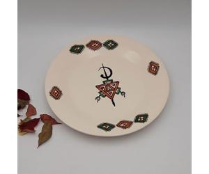 Assiette plate Sahel beige - D 24 cm