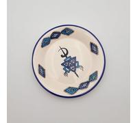 Assiette plate Sahel bleu - D 24 cm