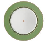 Assiette plate Signum, Porcelaine, Verte OS