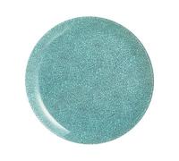 Assiette Plate Turquoise 26 Cm Transparent