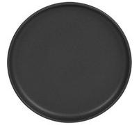 Assiette plate Uno noir 28 cm (lot de 6) - Table Passion - Noir - Grès Noir G