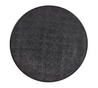 Assiette plate Vésuvio noir 27 cm (lot de 6)