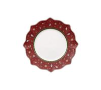 Villeroy & Boch Assiette plate Toy's Delight – Porcelaine Premium Rouge 29 cm