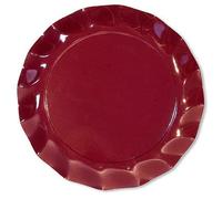 ASSIETTE PLATE X10 BORDEAUX