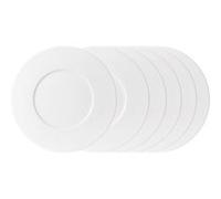 Trend´up Assiette plate Zen 27 cm porcelaine blanche Lot de 6