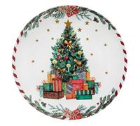 Atmosphera - Assiette de présentation marché de noël d33cm Motif Sapin de noël