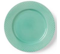 Lyngby Porcelæn Assiette Rhombe Ø21 cm Aqua