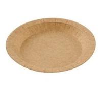 Assiette ronde en carton kraft 300 unités Betik 1