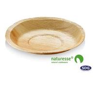 Assiette Ronde en Feuille de Palmier 22 cm SDG x 100 NC G