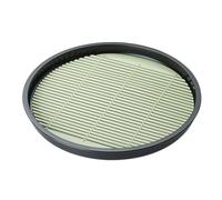 Assiette Ronde Japonaise pour Nouilles Froides et Sushis, Égouttoir | Plastique PP et Ps Noir, Tapis Amovible pour Drainage, Présentation Buffet, Repas Familiaux Cuisine Japonaise