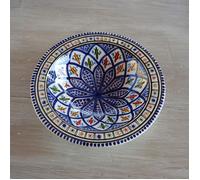 Assiette Tebsi Bakir bleu - D 23 cm
