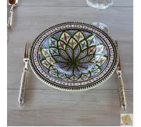 Assiette Tebsi Bakir vert - D 23 cm