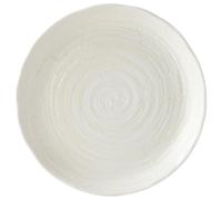 Assiette WHITE SPIRAL MIJ 24,5 cm, blanc