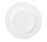 Assiettes à Bord Large Blanches 310(Ø)mm - Lot de 6 - Olympia