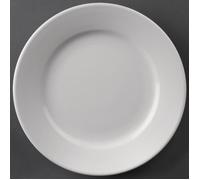 Assiettes à Bord Large 165(Ø)mm Athena Hotelware - x 12 - - Porcelaine x21,4mm