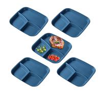 Assiettes à Divisions 3 Plateaux À Compartiments Pour Repas