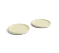 Assiettes Barro, Lot de 2, Couleur Pistache