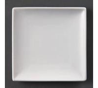 Assiettes Carrées Blanches 295(L)mm - Lot de 6 - Olympia