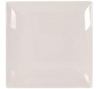Assiettes carrées de 12 pièces WANG, Plat de présentation pour viande, entrées et desserts en porcelaine blanc - VISIODIRECT - Blanc G