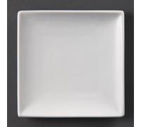 Assiettes carrées Olympia Whiteware 14 cm (12 pièces)