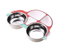 Assiettes compartimentées Acier inoxydable détachable en forme de voiture | Plateau Repas Compartimenté du Dîner des pour préscolaires, élèves de maternelle, garçons, filles, fille,