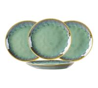Assiettes creuses en grès 28 cm - lot de 4