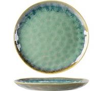 Assiettes creuses en porcelaine bleue - Set de 4