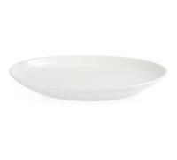 Assiettes Creuses Ovales en Porcelaine Blanche 365 x 235 mm x 2 Olympia NC G