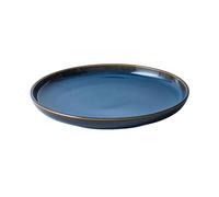 assiettes de service Assiettes en céramique vaisselle créative, assiette à Steak de Restaurant d'hôtel personnalisée, Plate peu profonde, plats service assiettes de pâtes(10.8 inch)