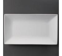 Assiettes de service rectangulaires Olympia Whiteware 31 x 18 cm (2 pièces)