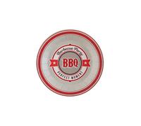 Assiettes en carton BBQ Party - Le Géant de la Fête - lot de 10 - 22.5 cm de diamètre - Rouge et blanc