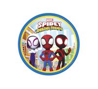 Procos Spidey and His Amazing Friends Lot de 8 assiettes de fête FSC